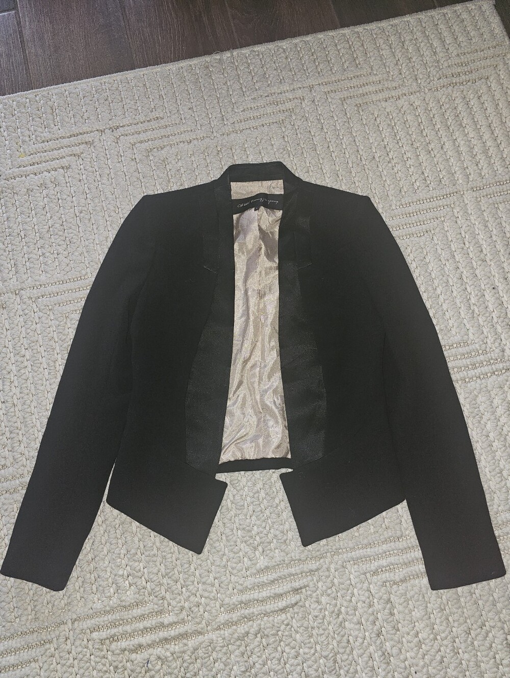 OBZEE KANG JIN YOUNG BLACK BLAZER JACKET SZ XS